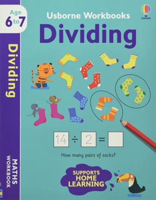 Usborne Workbooks Dividing 6-7 | Usborne (Ciltsiz)