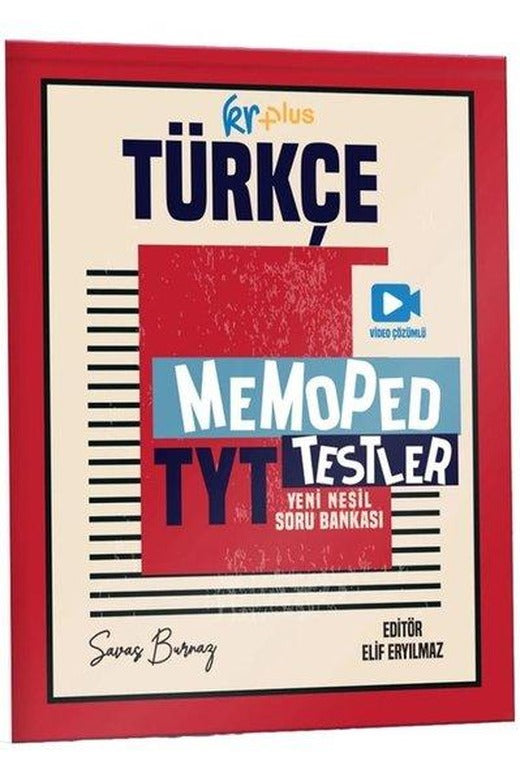 KR Plus TYT Türkçe Memoped Testler | KR Akademi (İnce Kapak)