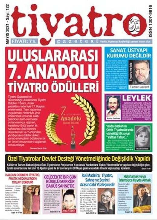 Tiyatro Gazetesi Sayı: 122 Mayıs 2021 | Tiyatro Gazetesi (Ciltsiz)