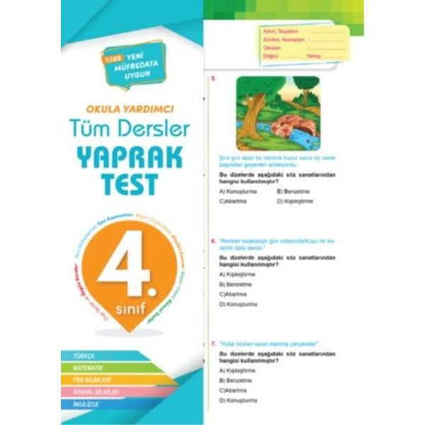 4. Sınıf Tüm Dersler Yaprak Test