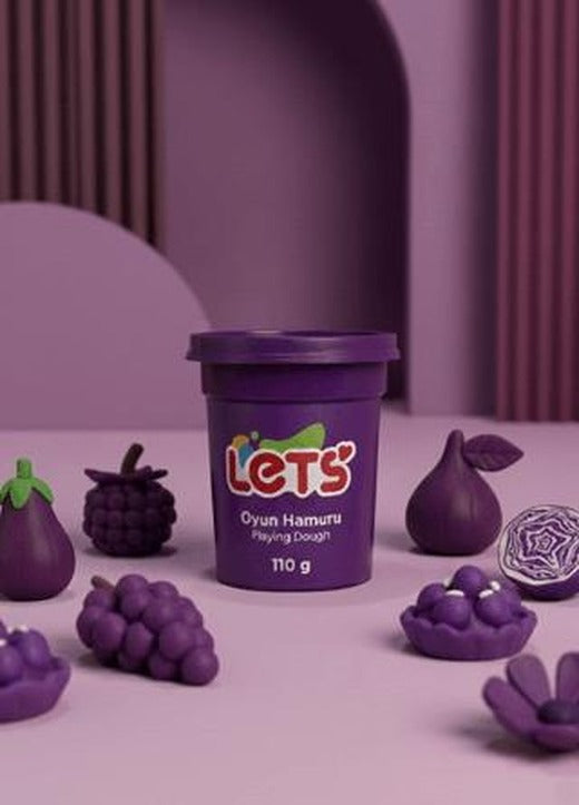 Let's Oyun Hamuru Mor 110g | Lets