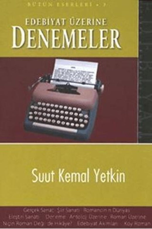 Edebiyat Üzerine Denemeler Bütün Eserleri 3 | Palme Yayıncılık (Ciltsiz)