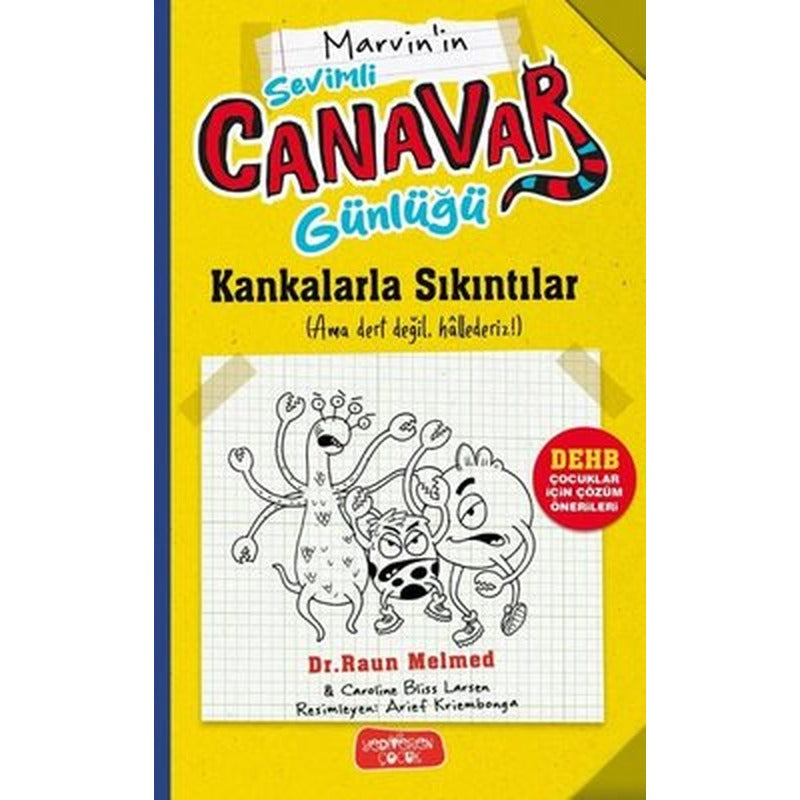 Marvin'in Sevimli Canavar Günlüğü - Kankalarla Sıkıntılar | Yediveren Çocuk (İnce Kapak)