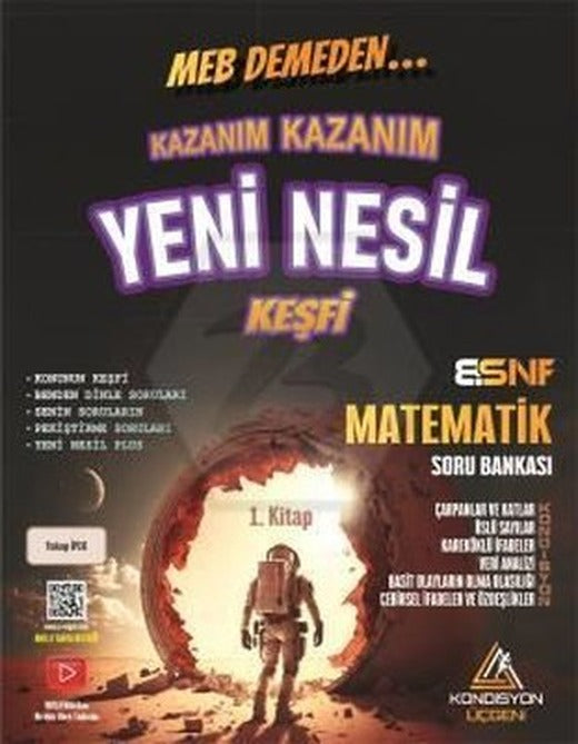 8. Sınıf Yeni Nesil Keşfi Matematik 1 Kazanım Kazanım Kondisyon Üçgeni | Üçgen Akademi (İnce Kapak)