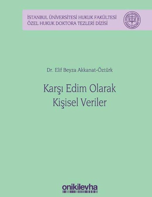 Karşı Edim Olarak Kişisel Veriler | On İki Levha Yayıncılık (Ciltli)