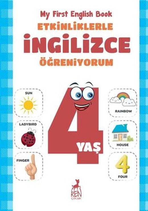 Ekinliklerle İngilizce Öğreniyorum - 4 Yaş | Ren Kitap