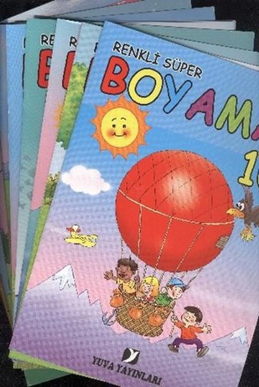 Yuva Renkli Süper Boyama Kitabı - İnce | Yuva (İnce Kapak)