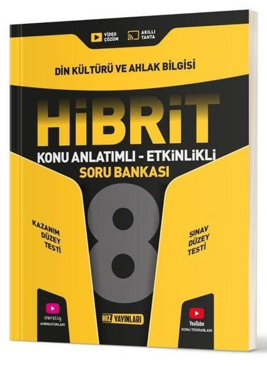 8. Sınıf Hibrit Din Soru Bankası | Hız Yayınları (İnce Kapak)