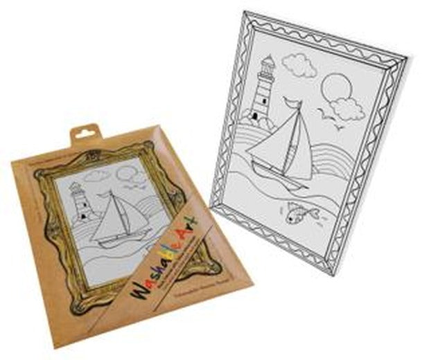 Funny Mat - Washable Art - Deniz Feneri | Akademi Çocuk