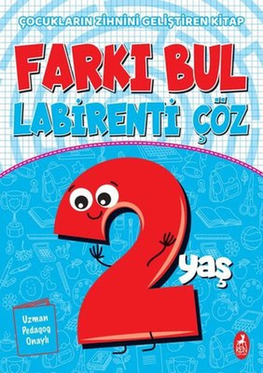 Farkı Bul Labirenti Çöz - 2 Yaş | Ren Kitap