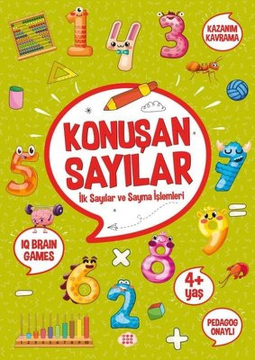 Konuşan Sayılar - İlk Sayılar ve Sayma İşlemleri 4+ Yaş | Dokuz Yayınları