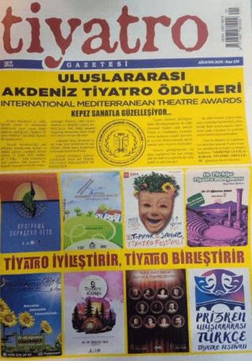 Tiyatro Gazetesi Sayı: 170 Ağustos 2025 | Tiyatro Gazetesi (Ciltsiz)