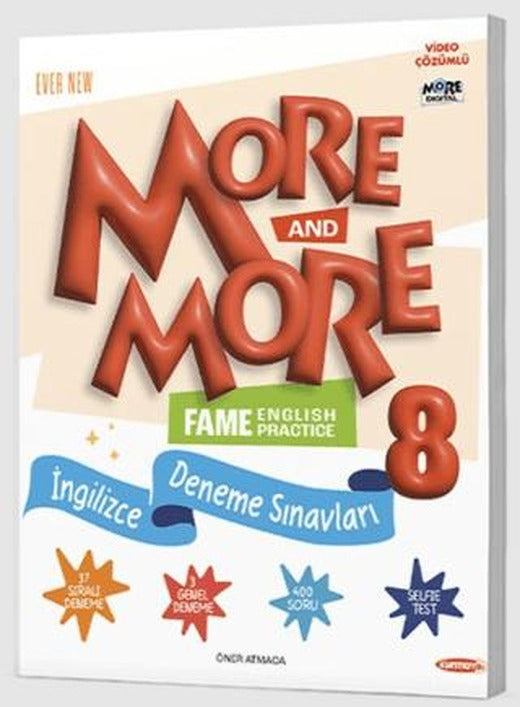 More and More English 8 Deneme Sınavları | Kurmay Yayınları (Ciltsiz)