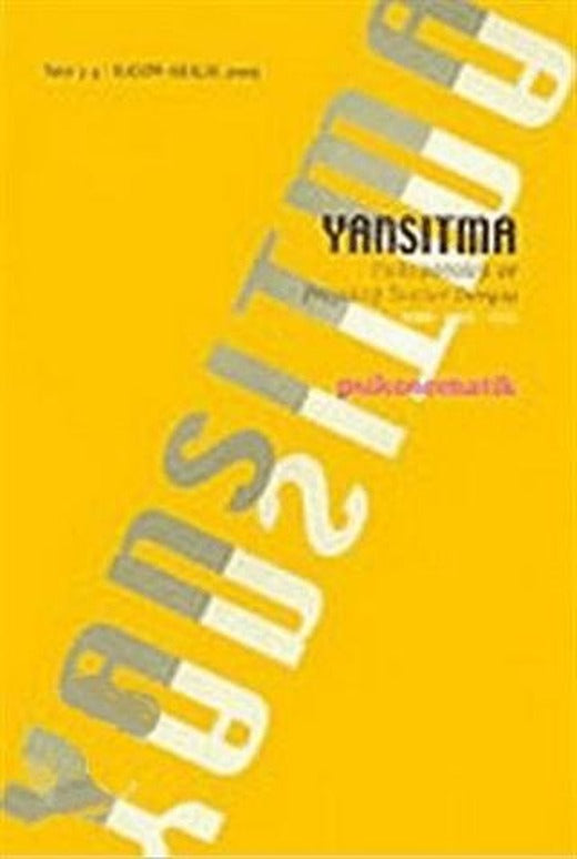 Yansıtma Sayı: 3-4 Kasım-Aralık 2005 | Yansıtma Dergisi Yayınları (Ciltsiz)