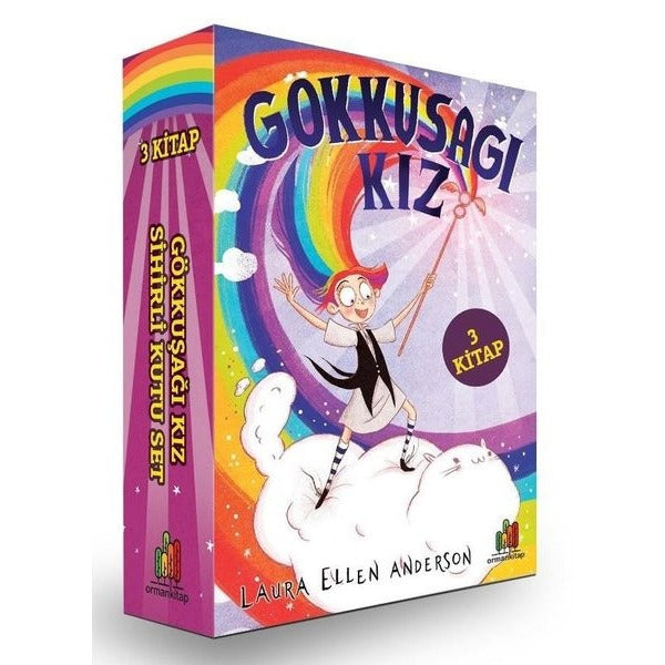 Gökkuşağı Kız Sihirli Seti - 3 Kitap Takım - Kutulu | Orman Kitap (İnce Kapak)
