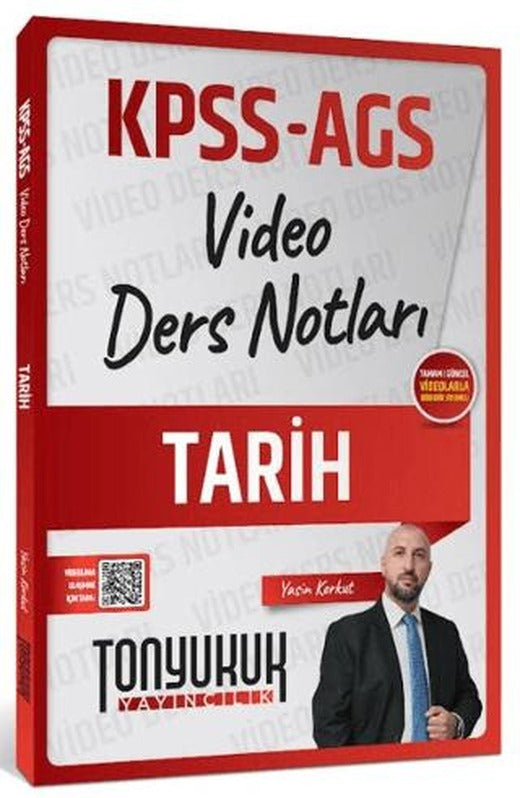 KPSS-AGS Tarih Video Ders Notları | Tonyukuk Yayıncılık (Ciltsiz)