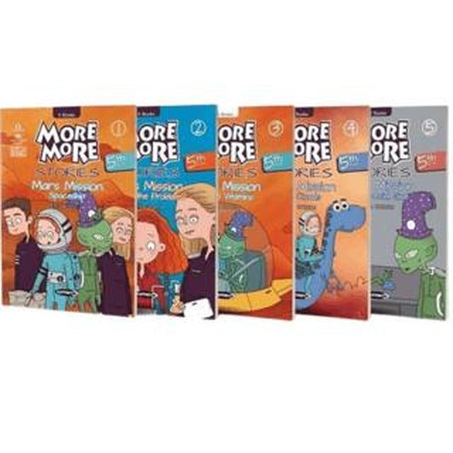 5. Sınıf More More Stories 5 li Hikaye Seti Kurmay ELT | Kurmay Yayınları (Ciltsiz)
