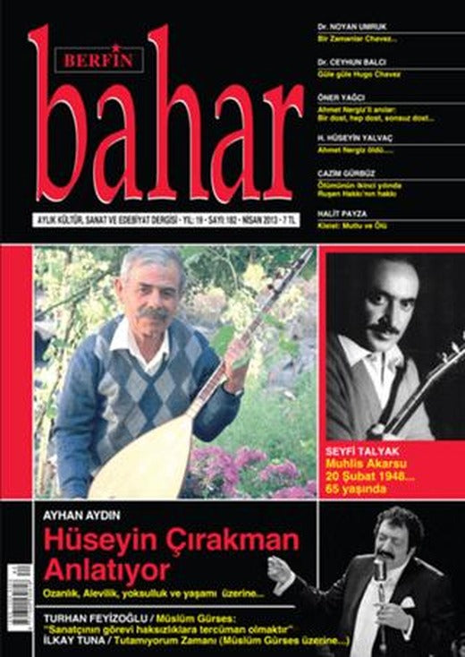 Berfin Bahar Aylık Kültür, Sanat ve Edebiyat Dergisi Sayı: 182 | Berfin Bahar Dergisi (Ciltsiz)