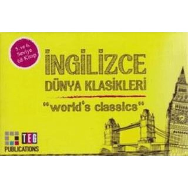 İngilizce Dünya Klasikleri 5. ve 6. Seviye 68 Kitap Takım Teg Publications | Teg Publications (Ciltsiz)