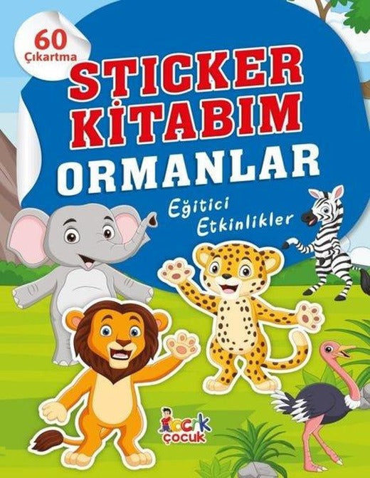 Sticker Kitabım - Ormanlar - Eğitici Etkinlikler | Bıcırık Yayınları (İnce Kapak)