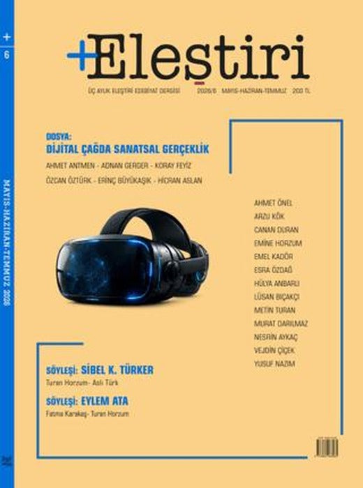 +Eleştiri Dergisi 6. Sayı Mayıs-Haziran-Temmuz 2026 | Raf Kitap (Ciltsiz)