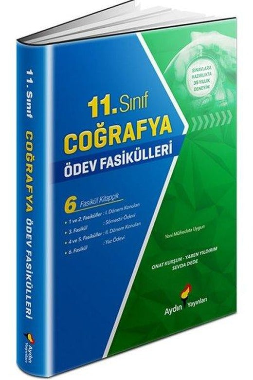 11. Sınıf Coğrafya Ödev Fasikülleri | Aydın Yayınları-Eğitim (İnce Kapak)