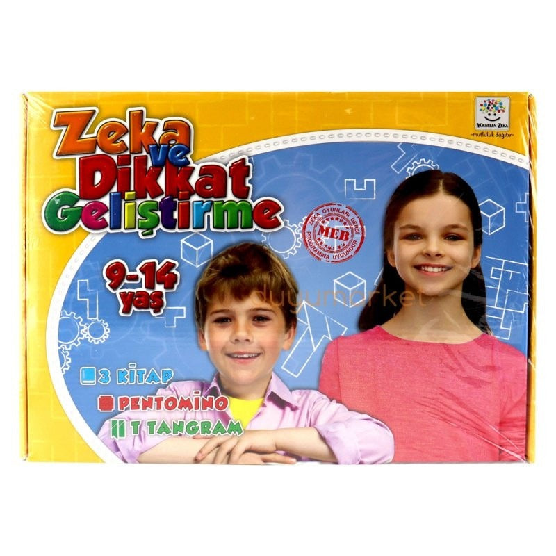 9-14 Yaş Zeka ve Dikkat Geliştirme Seti (Zeka Testleri, Okul ve Sınav Başarısı, Düşünme Becerileri, Problem Çözme) | Yükselen Zeka Yayınları (Ciltsiz)