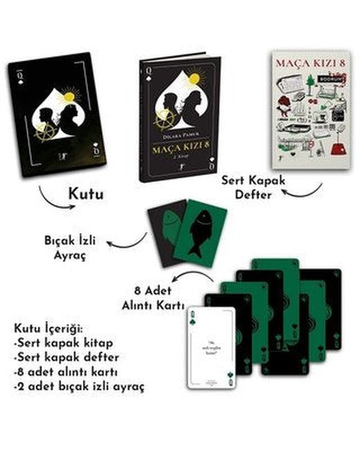 Maça Kızı 8 - 2.Kitap Seti - Kutulu | Artemis Yayınları