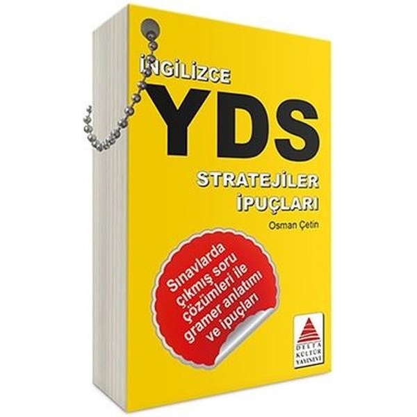 YDS Stratejiler&İpuçları Kartları (İngilizce) | Delta Kültür-Eğitim (İnce Kapak)