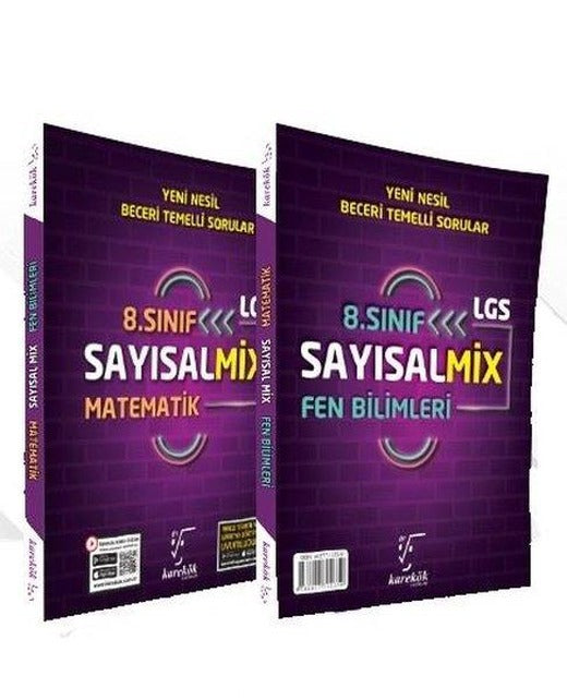 8. Sınıf Sayısal Mix | Karekök Eğitim Yayın (İnce Kapak)