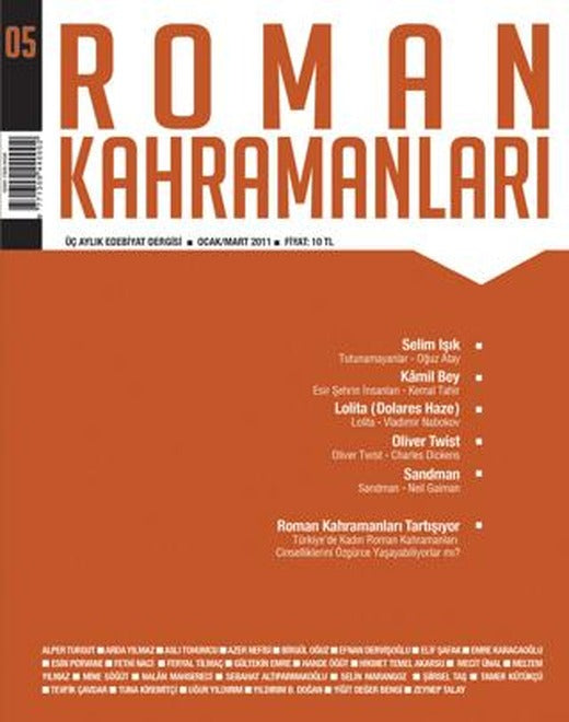 Roman Kahramanları Sayı: 5 Ocak-Mart 2011 | Roman Kahramanları Dergisi (Ciltsiz)