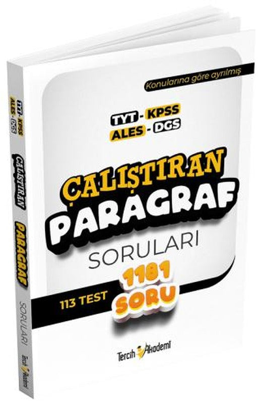 TYT KPSS ALES DGS Çalıştıran Paragraf Soruları