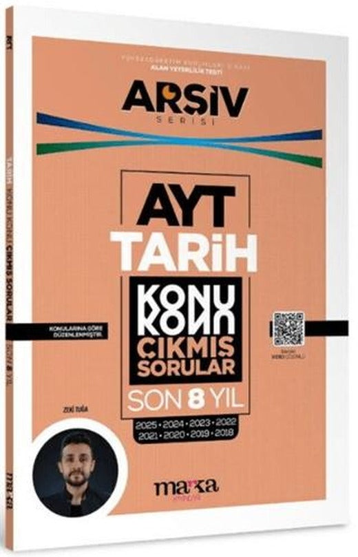 AYT Tarih Çıkmış Sorular Konu Konu Son 8 Yıl Tıpkı Basım Arşiv Serisi | Marka Yayınları (Ciltsiz)