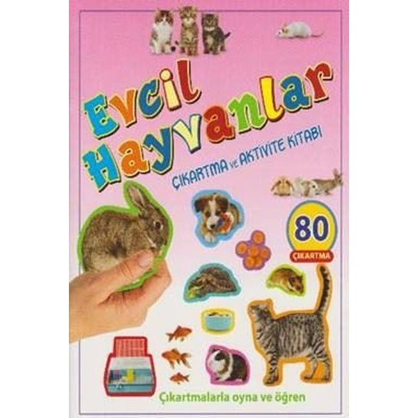 Evcil Hayvanlar Çıkartma ve Aktivite Kitabı | Parıltı Yayınları