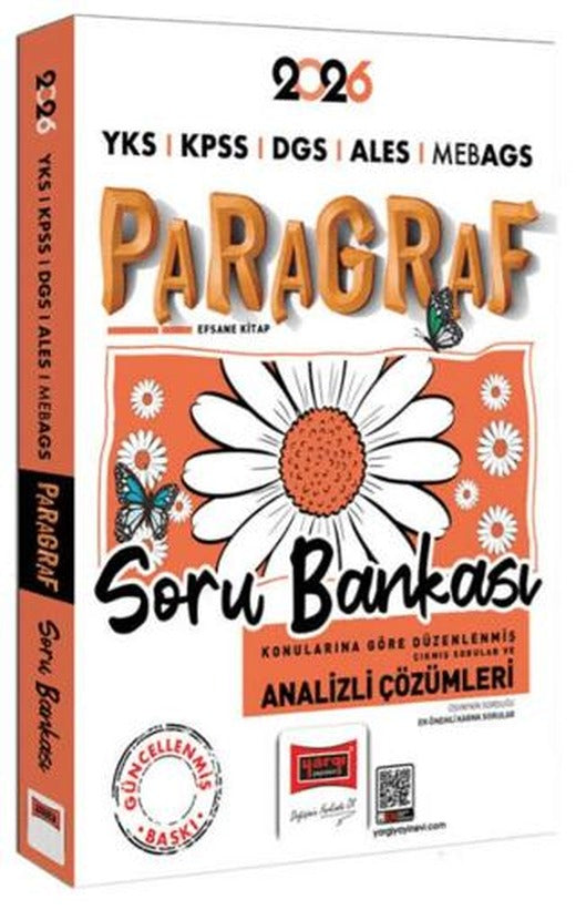 2026 YKS KPSS DGS ALES MEB-AGS Papatya Serisi Paragraf Tamamı Çözümlü Soru Bankası