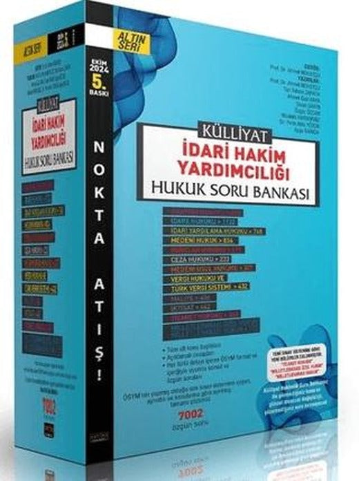 Külliyat İdari Hakim Yardımcılığı Hukuk Soru Bankası | Savaş Yayınevi (Ciltsiz)
