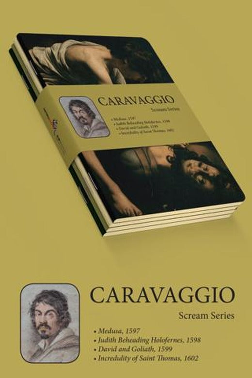 Caravaggio Dörtlü Defter Seti II - Scream Series A6 | Retronote