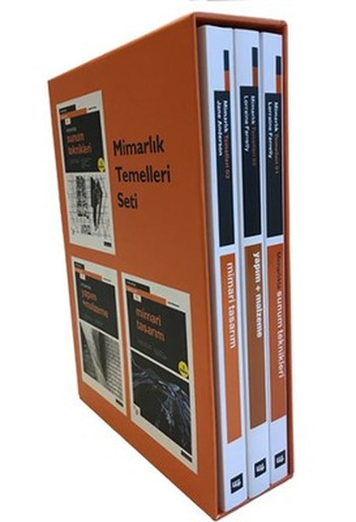 Mimarlık Temelleri Seti - 3 Kitap Takım Kutulu | Literatür Yayıncılık (İnce Kapak)