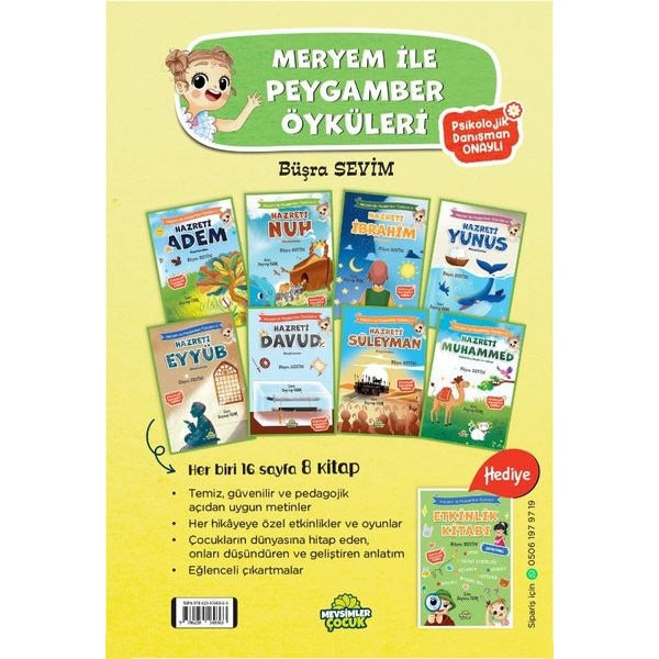 Meryem İle Peygamber Öyküleri Seti - 9 Kitap Takım | Mevsimler Çocuk (İnce Kapak)