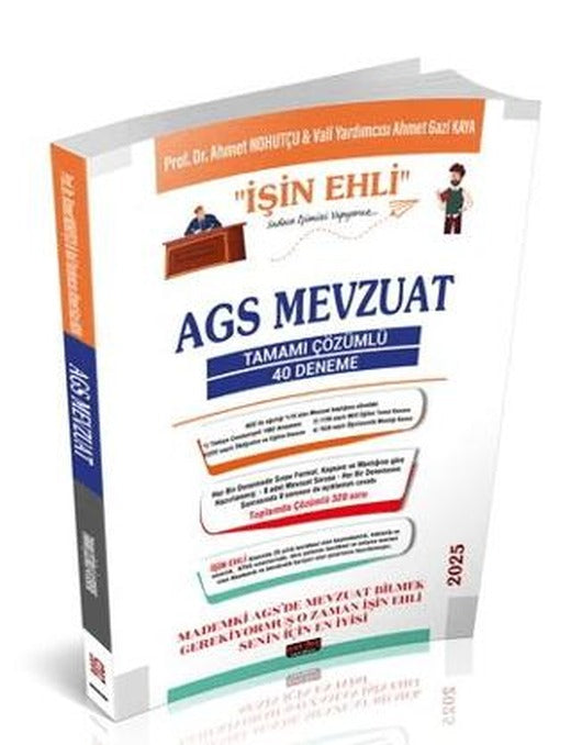 MEB AGS Mevzuat İşin Ehli Tamamı Çözümlü 40 Deneme | Savaş Yayınevi (Ciltsiz)