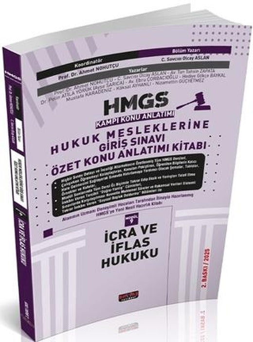 HMGS Özet Konu Anlatımı İcra ve İflas Hukuku | Savaş Yayınevi (Ciltsiz)