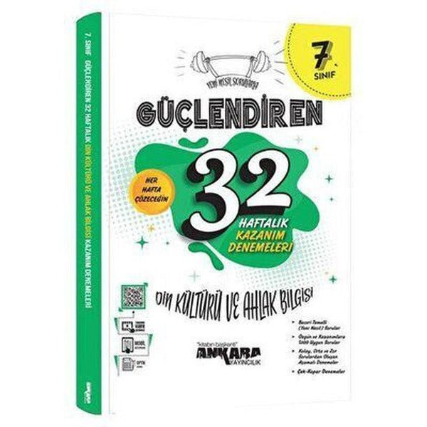 7. Sınıf Din Kültürü ve Ahlak Bilgisi Güçlendiren 32 Haftalık Kazanım Denemeleri