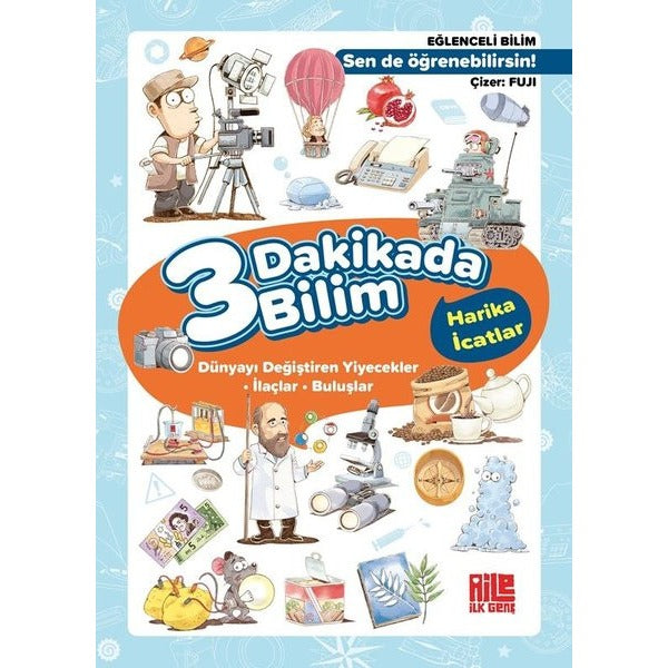 3 Dakikada Bilim 2 - Harika İcatlar | Kolektif (İnce Kapak)