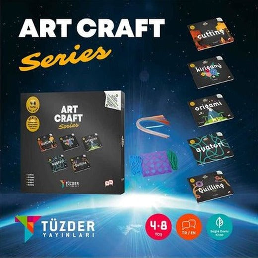 Art Craft Series El Becerileri Seti - 5 Kitap Takım | Tüzder Yayınları (İnce Kapak)