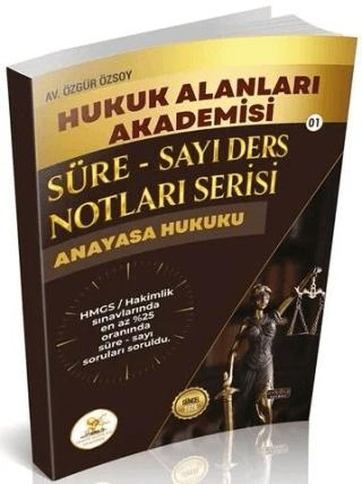 HUKAL 2026 HMGS Hakimlik Anayasa Hukuku Süre-Sayı Ders Notları | Savaş Yayınevi (Ciltsiz)