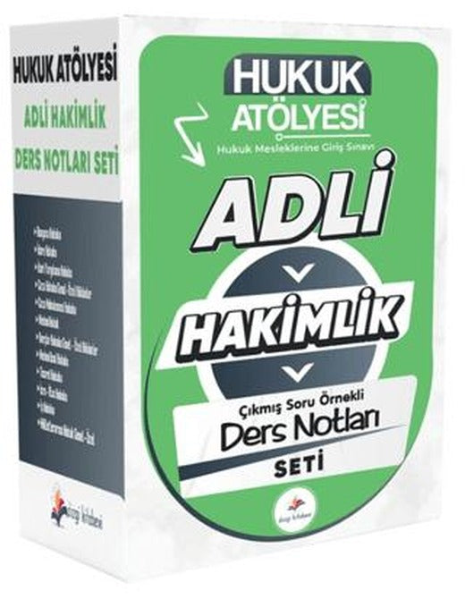2026 Hukuk Atölyesi Adli Hakimlik Çıkmış Soru Örnekli Ders Notları Seti
