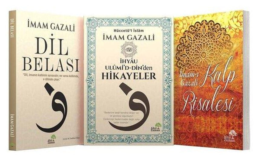 Gazali'nin İrfan Hazinesi Seti - 3 Kitap Takım - Kutulu | Ahir Zaman (İnce Kapak)
