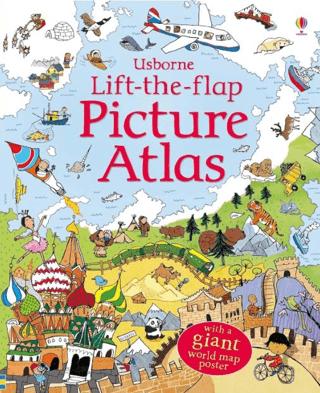 Lift-the-Flap Picture Atlas (See Inside) | Usborne (Ciltli)  - Resim 1