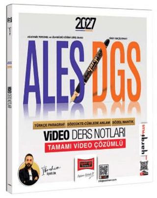 2027 ALES DGS Türkçe Paragraf - Sözcükte Anlam Sözel Mantık Video Ders Notları | Yargı Yayınevi (Ciltsiz)  - Resim 1