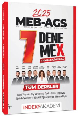 İndeks Akademi 2025 MEB-AGS Tüm Dersler 7 DenemeX Çözümlü İndeks Akademi Yayıncılık | İndeks Akademi Yayıncılık (Ciltsiz)  - Resim 1